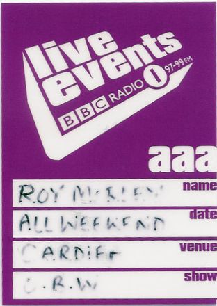 Radio 1 Live Events laminate